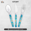 Baby shark theme customized disposable cutlery set