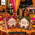 Dholki party table tent card