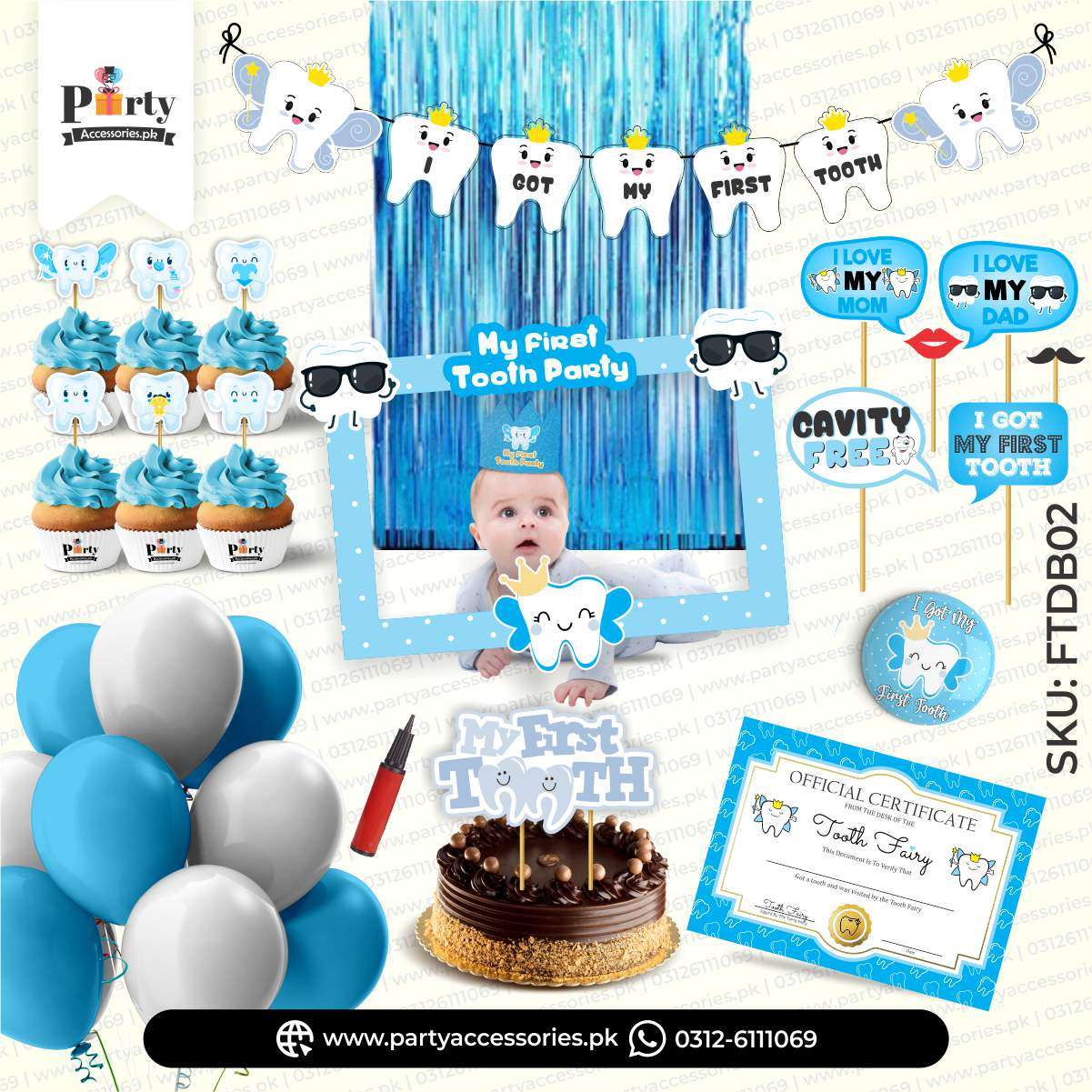first tooth decoration diy kit set1st tooth celebration amazon