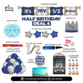 HALF BIRTHDAY DEAL SET PRICE BLUE SILVER 