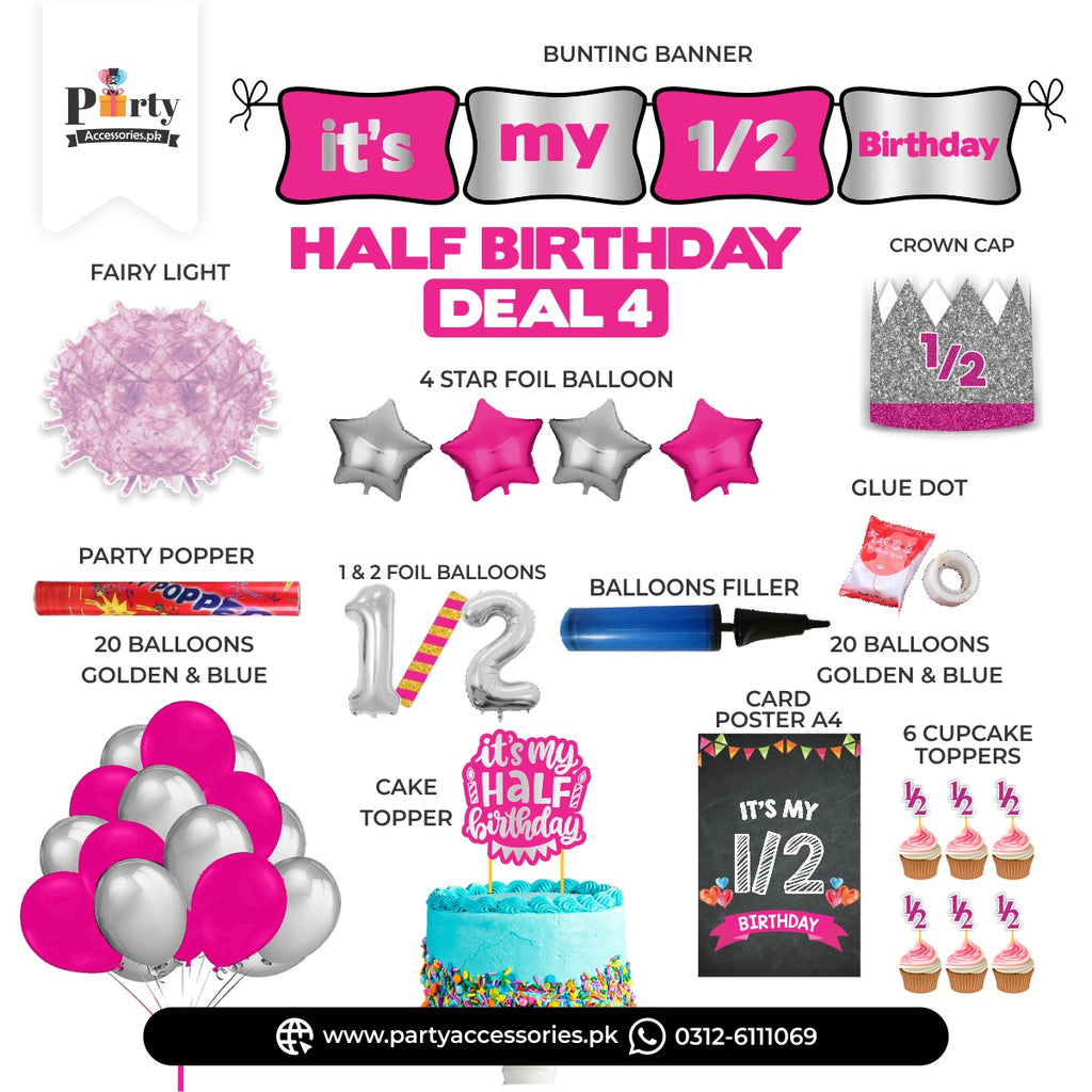 HALF BIRTHDAY DEAL PURPLE 