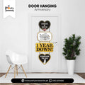 wedding anniversary wall door hanging
