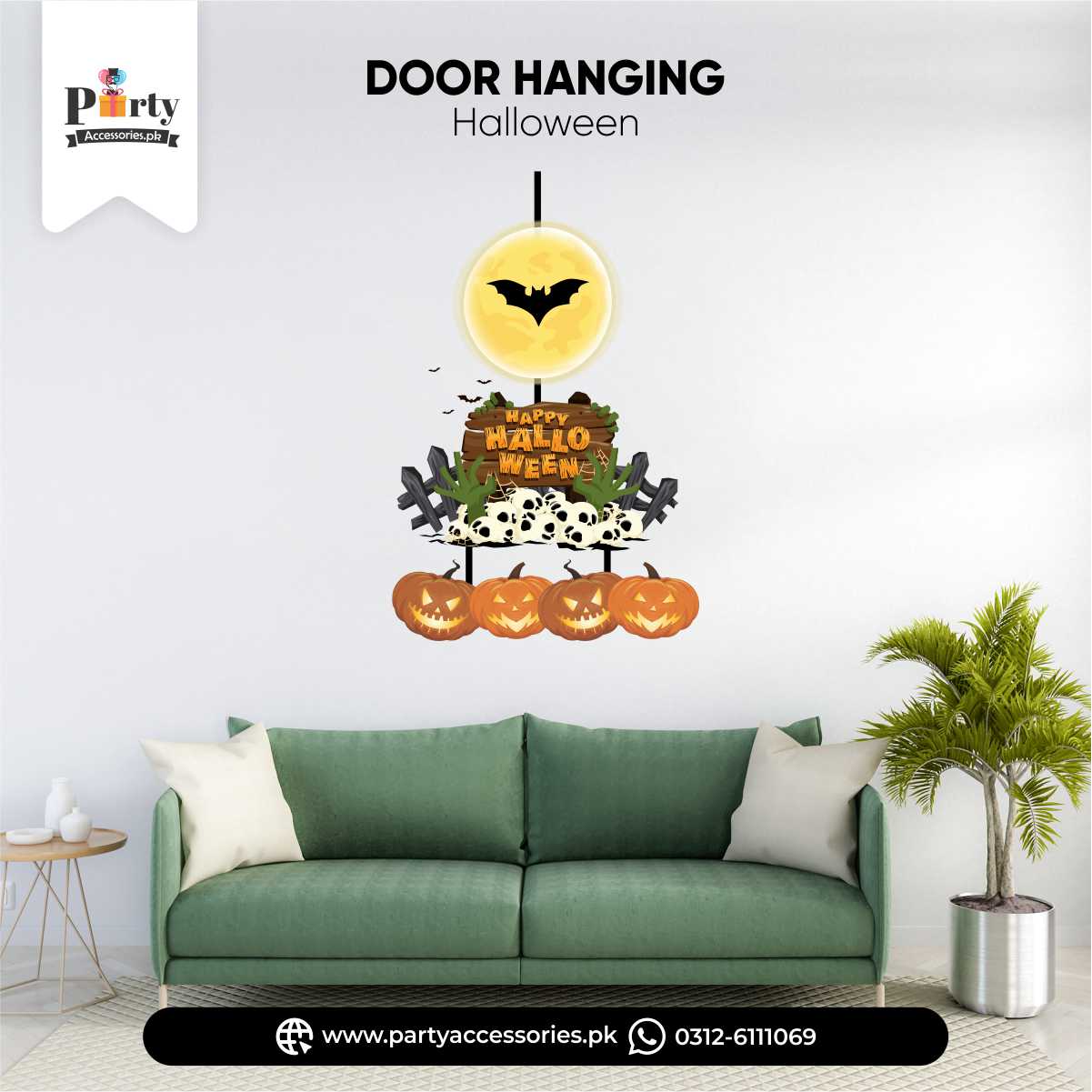 Halloween party decorations | Festive Door Decor