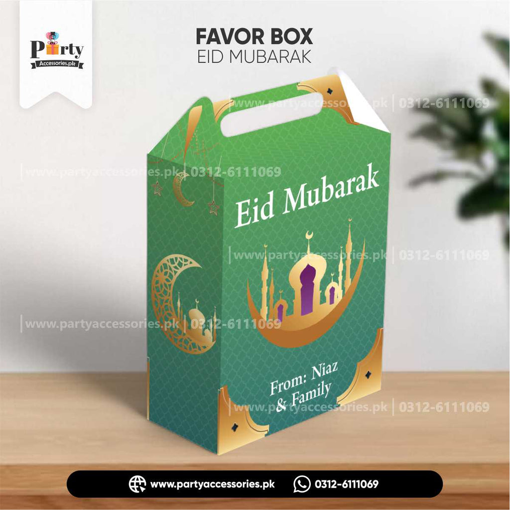Eid Mubarak favor / goody box