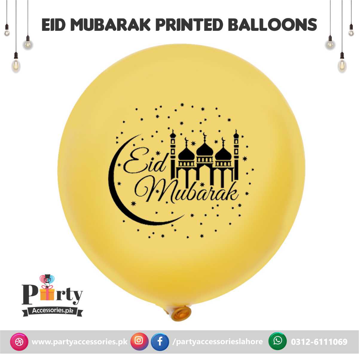 Eid Mubarak Balloons