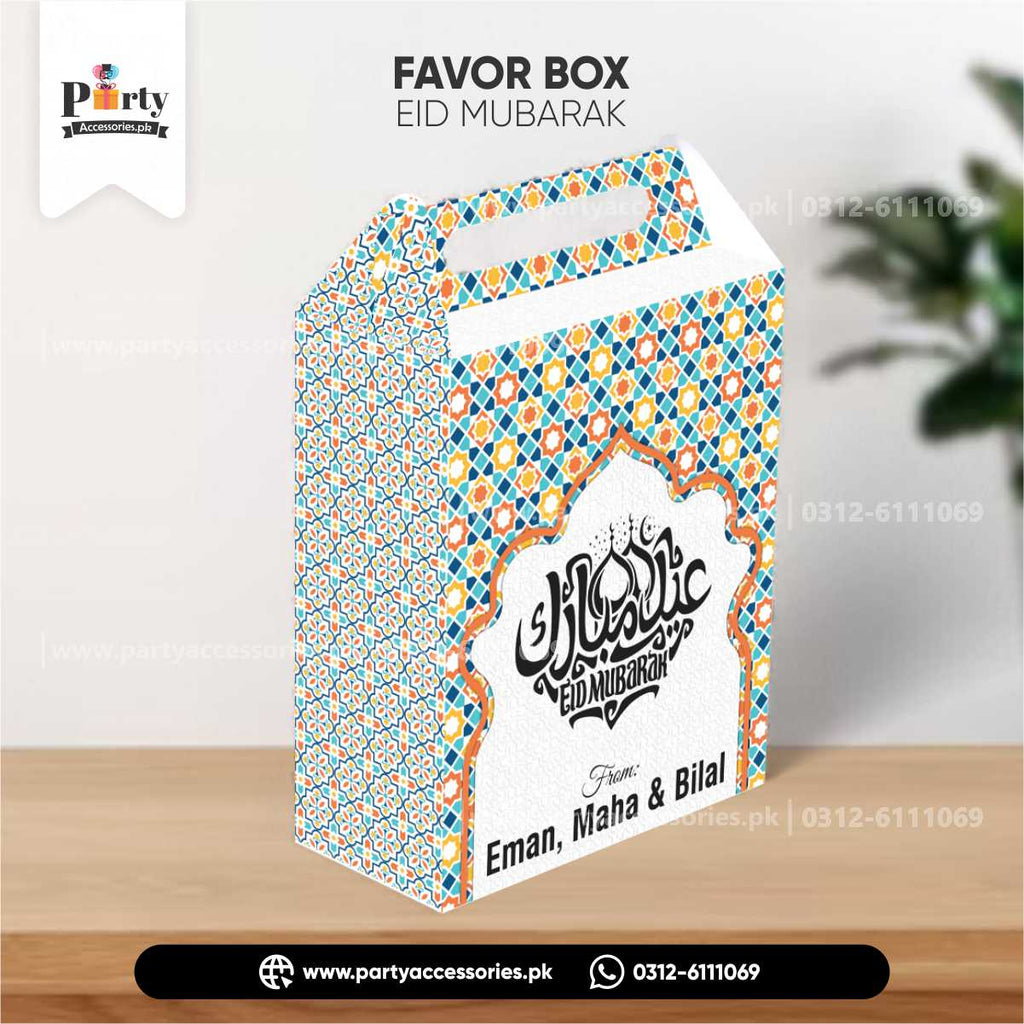 Customized Eid Goody Boxes | Eid Mubarak Favor Boxe