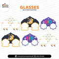 Eid al adha photo props glasses face masks | Pack of 6