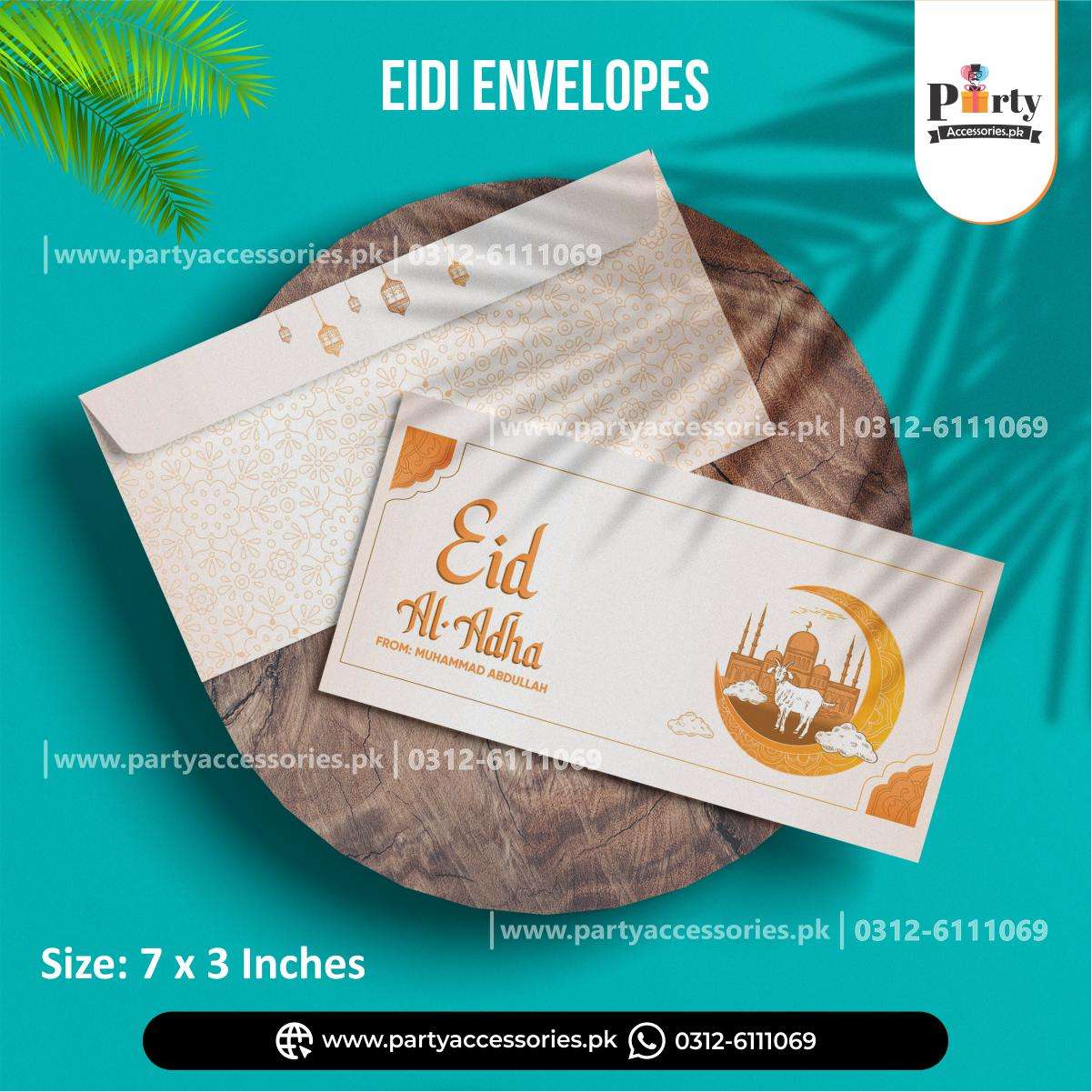 EID AL BAKRA CUSTOMIZED MONEY ENVELOPES