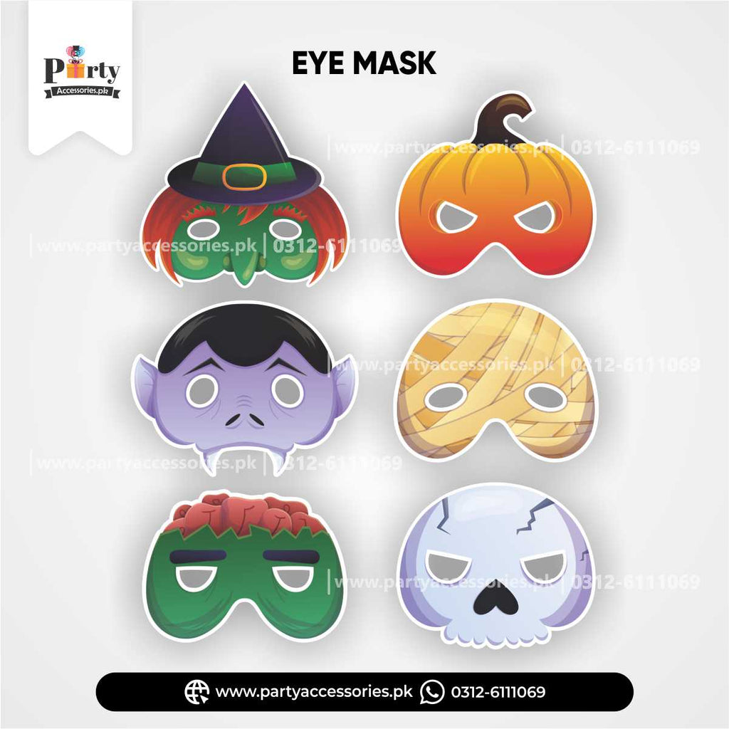 halloween party face masks for decorations
