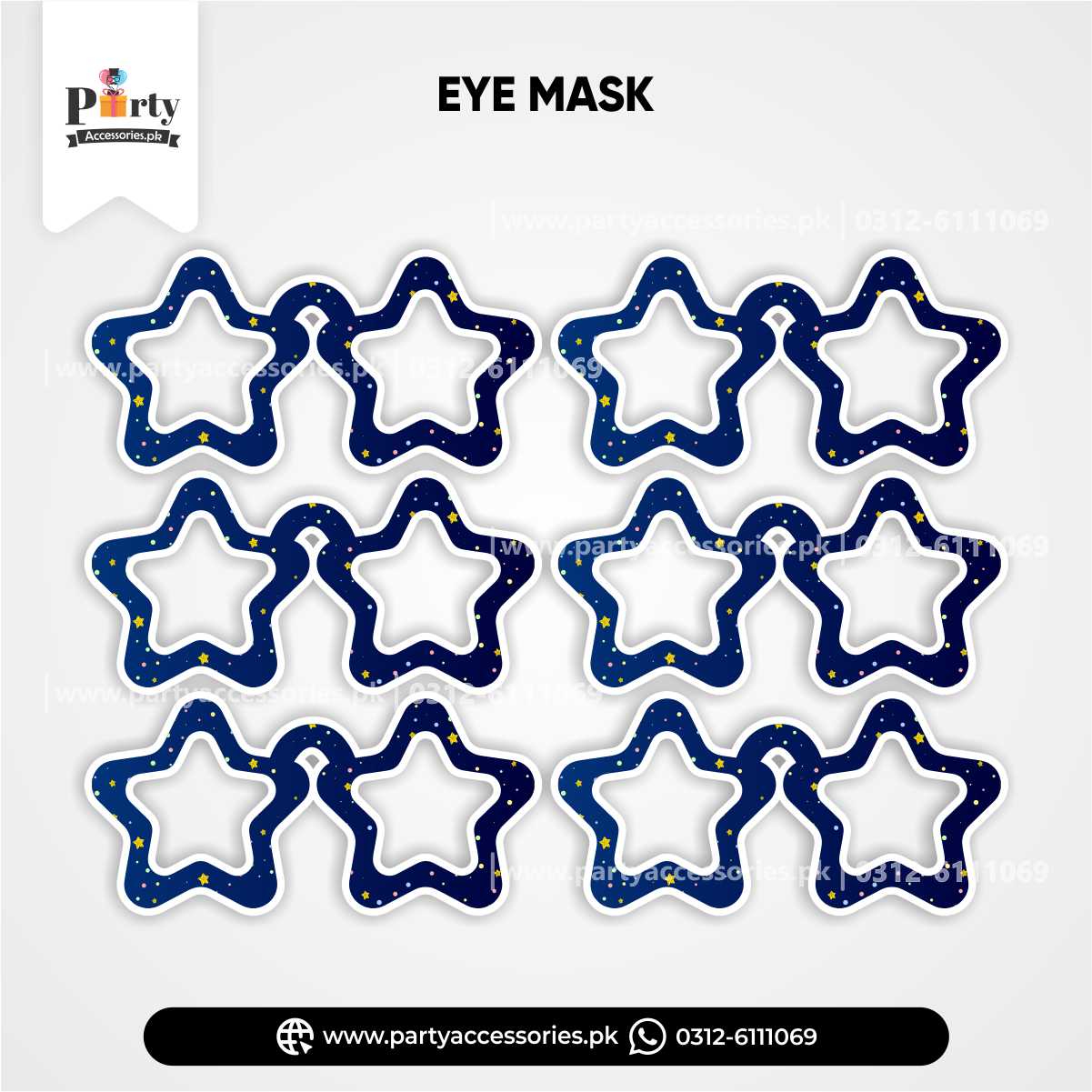 TWINKLE STAR THEME CUSTOMIZED EYE MASK 