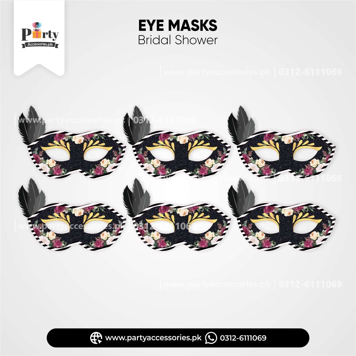 bridal shower eye mask 
