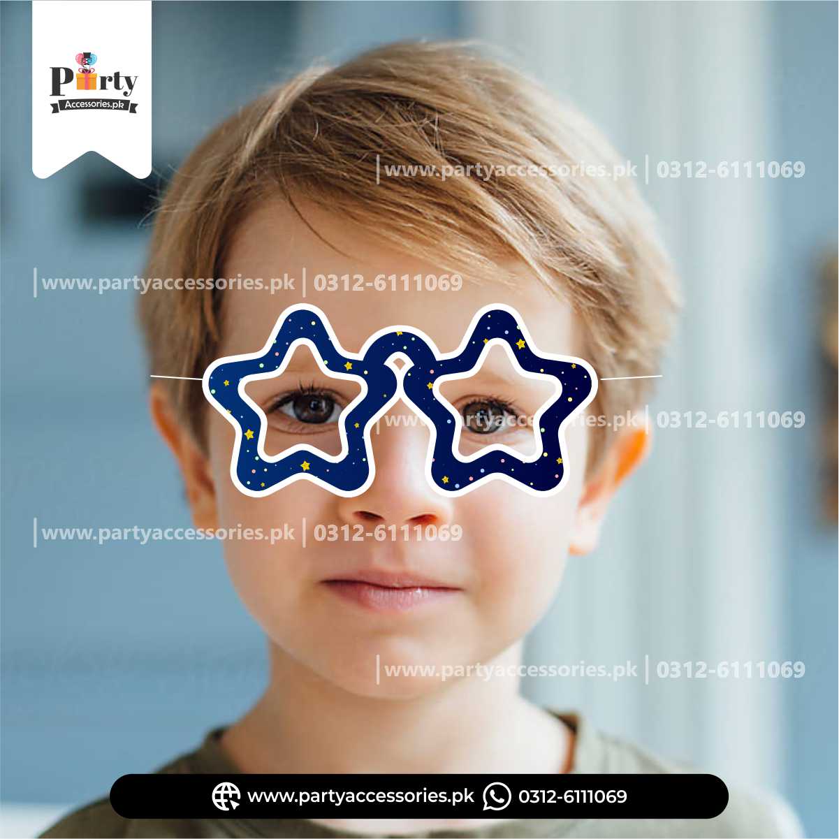 customized star shape eye mask for birthday party 