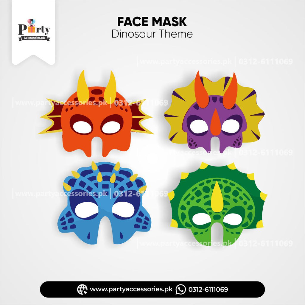 dinosaur theme customized party eye mask 