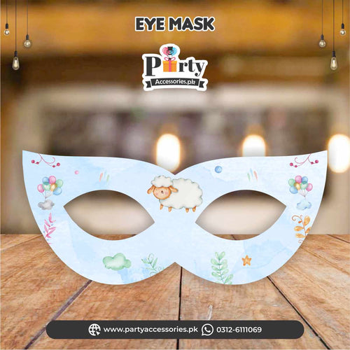 Aqeeqa celebration |eye face masks | Pack of 6 pcs for boy Aqiqah