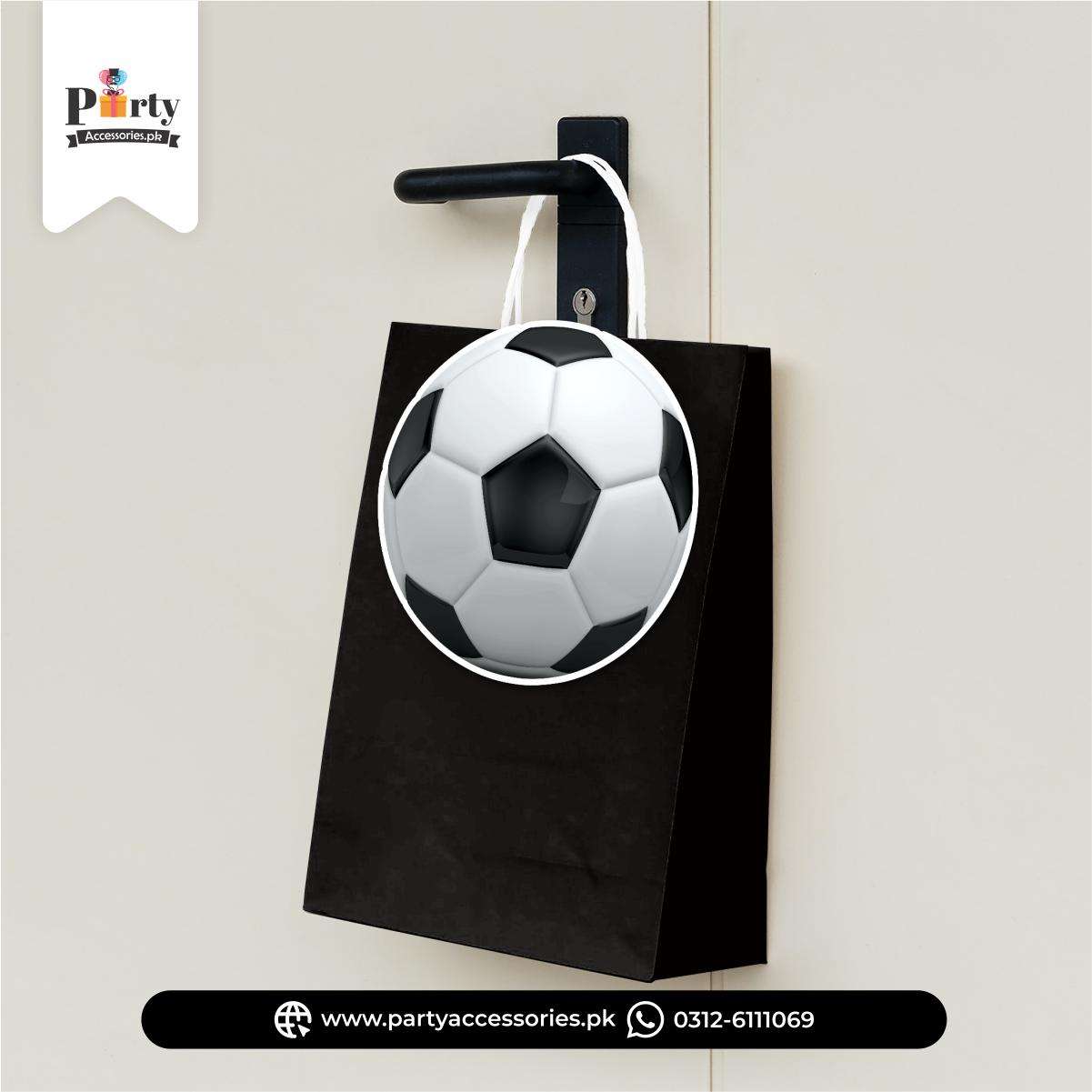 Football Theme Birthday Cutout Goody Bags | Premium Party Favors 