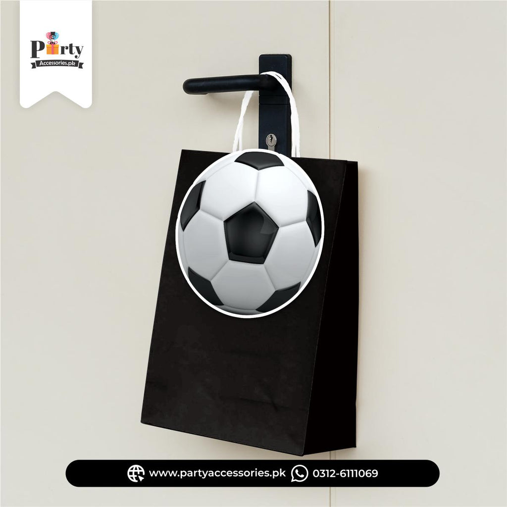 Football Theme Birthday Cutout Goody Bags | Premium Party Favors 