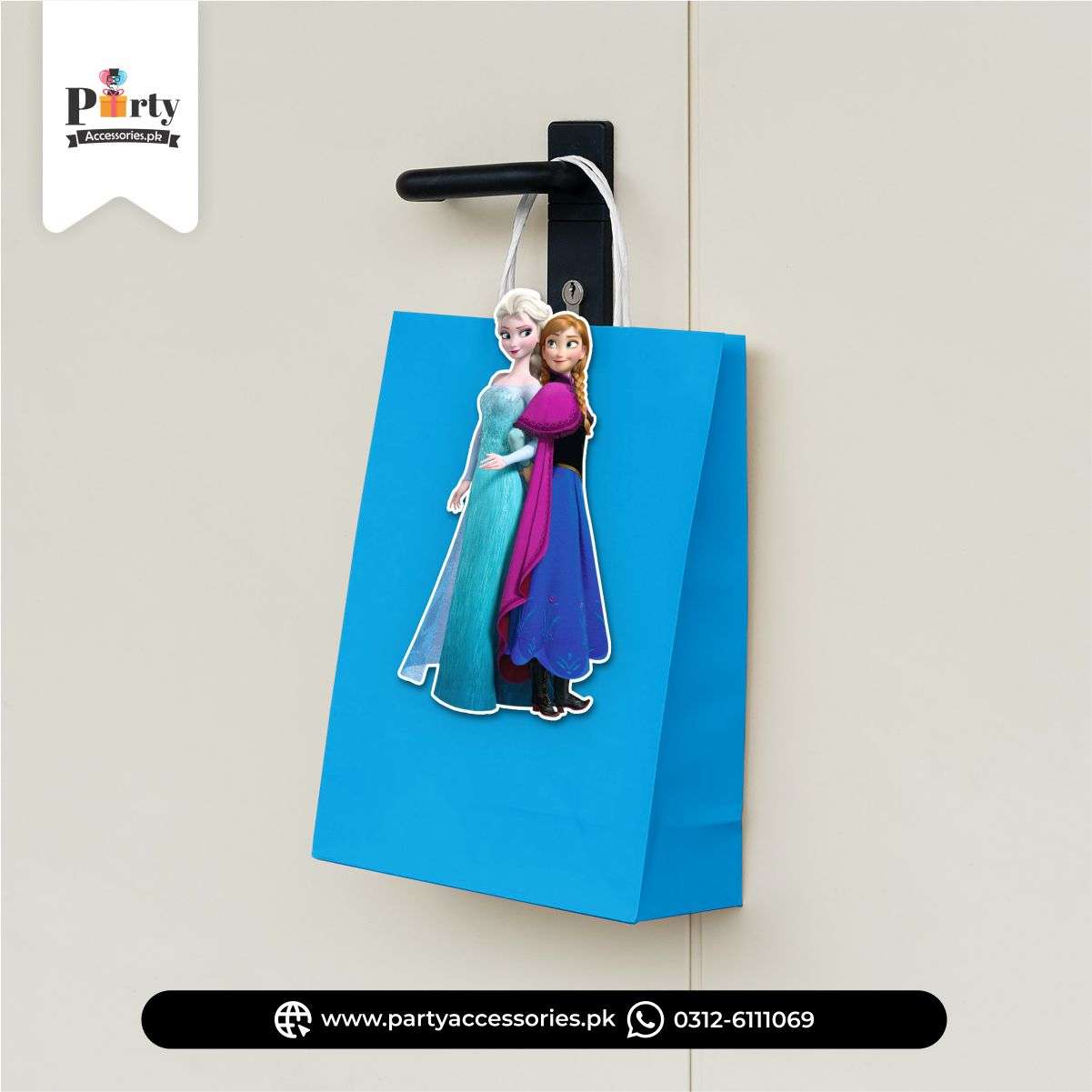 Frozen Elsa Theme Birthday Cutout Goody Bags | Premium Party Favors