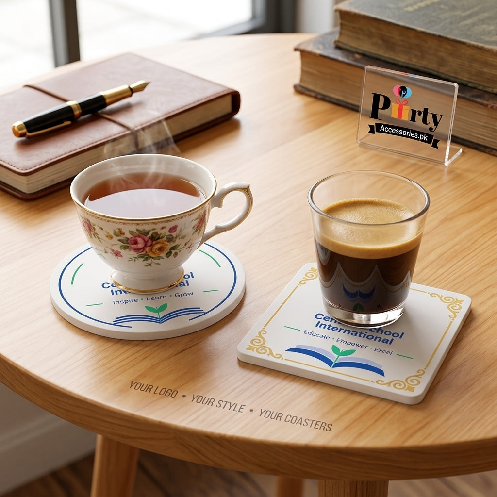 Customized Acrylic Tea Coasters
