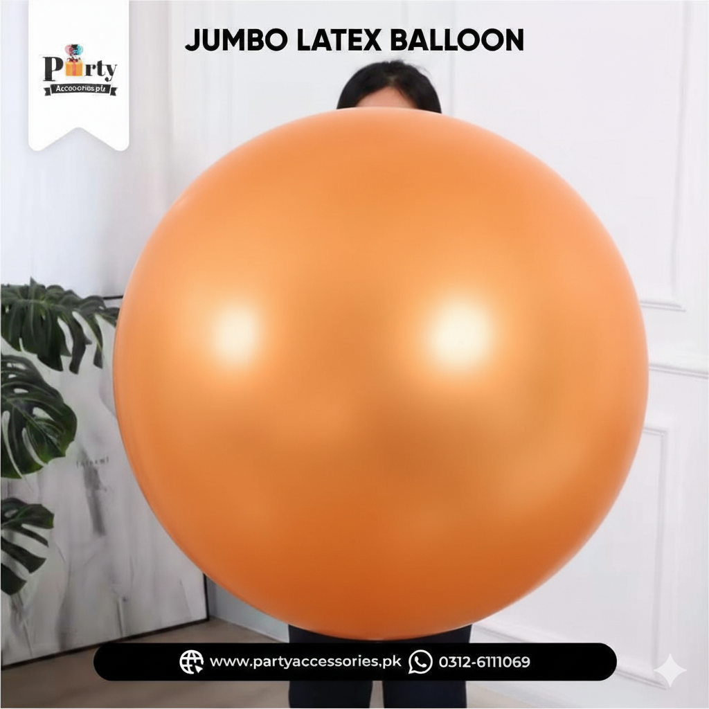 36 inches Orange Color Large Balloon