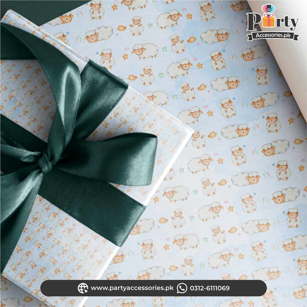 Aqeeqa celebration | Gift wrapping sheets |for boy