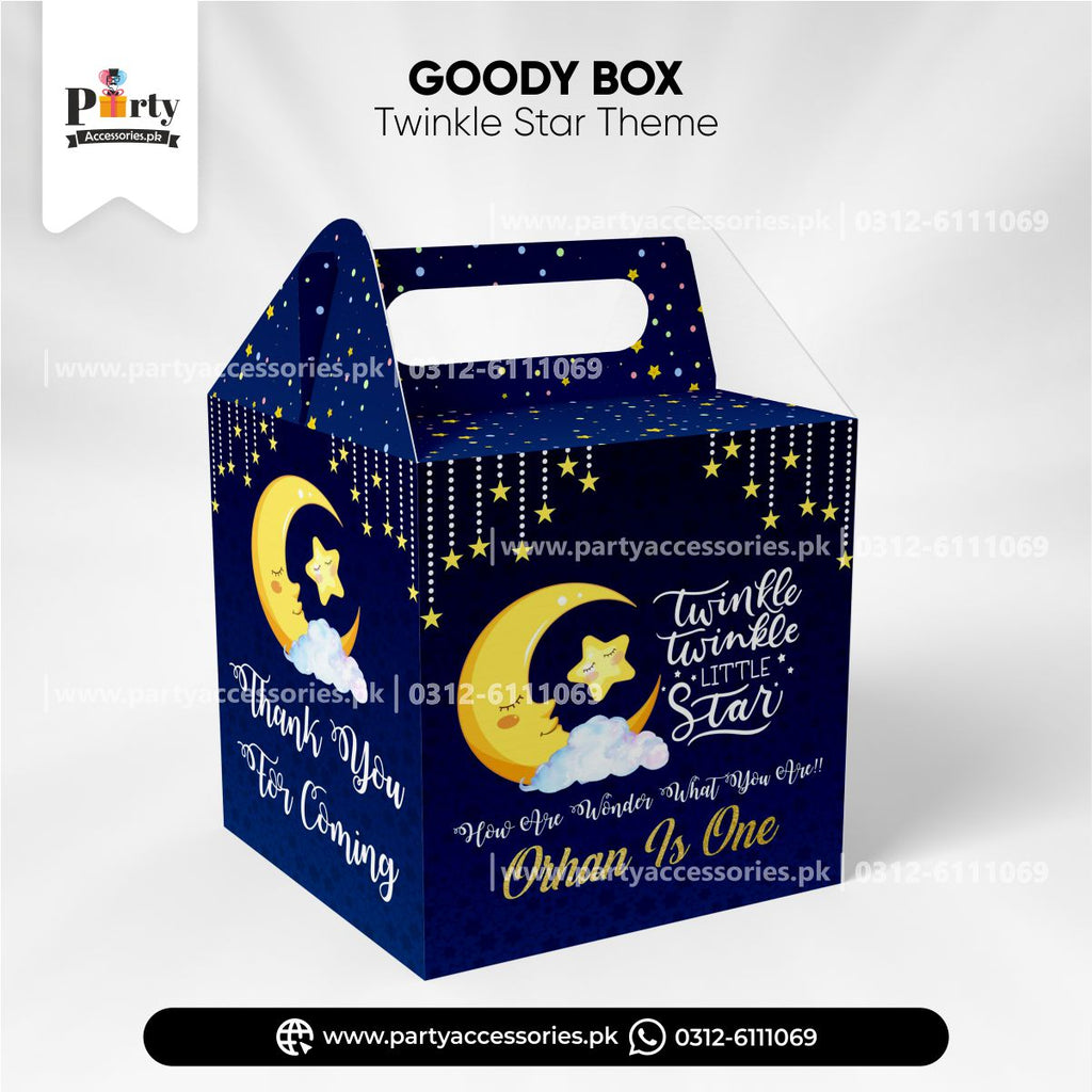 CUSTOMIZED TWINKLE STAR THEME GOODY BOXES 