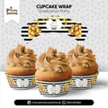 Graduation party theme customized Cupcake wraps (8 pcs)