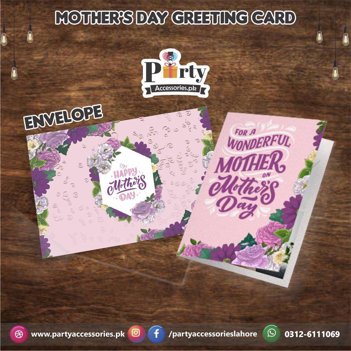 Mother's Day Celebration Customized  Greeting card 