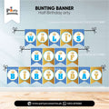 Customized half birthday Bunting banner for Party Decoration