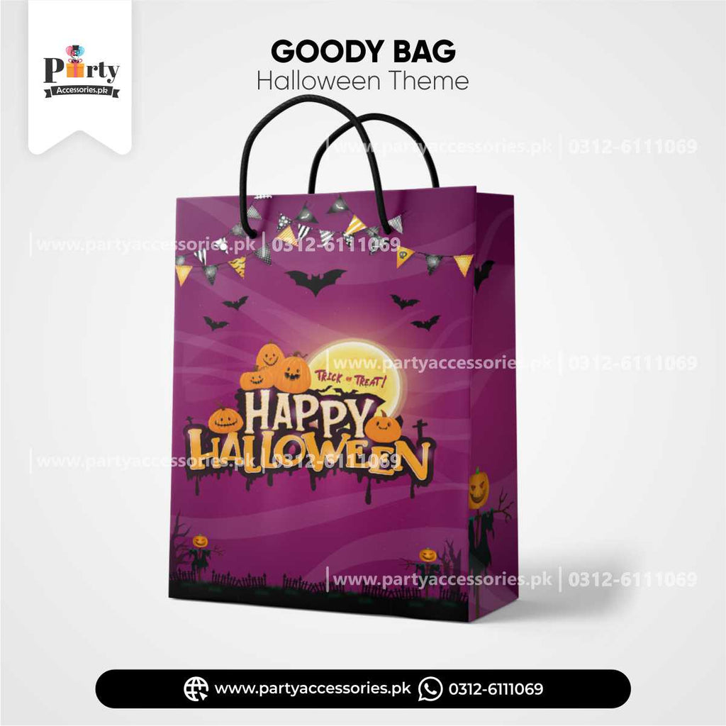 Halloween theme party giveaway favor goody bags