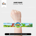 dinosaur theme customized birthday party wrist bands
