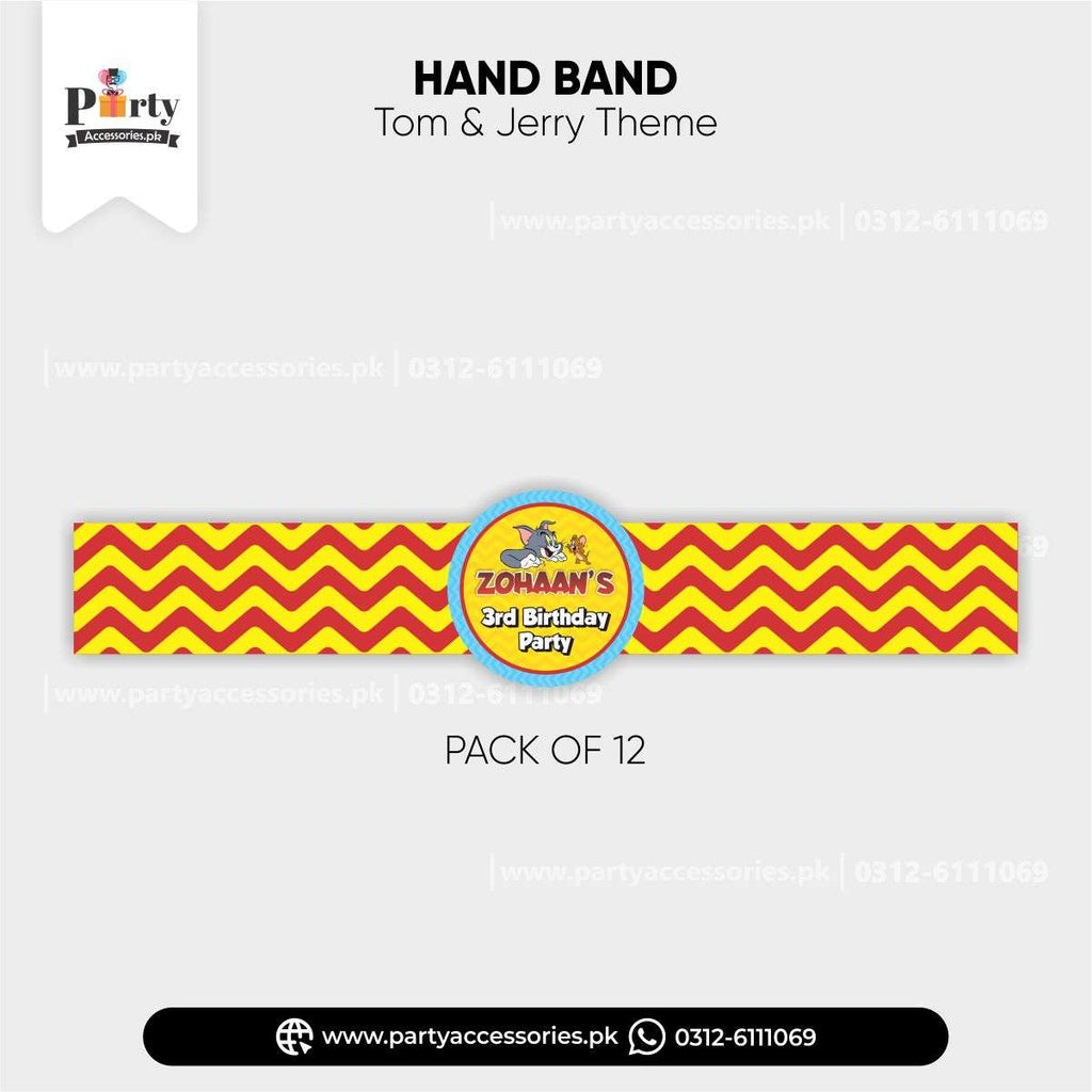 tom and jerry customized hand band
