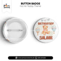 Hot Air Balloon Theme Customized Button Badge for Birthday Party Celebration