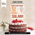 Hot Air Balloon Theme Customized Card Cake Topper for Birthday Decoration