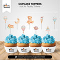Hot Air Balloon Theme Cupcake Toppers for Birthday Party Table Decorations