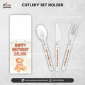 Hot Air Balloon Theme Customized Disposable Cutlery Set for Birthday Table Decoration