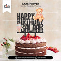 Hot Air Balloon Theme Customized Wooden Cake Topper for Birthday Cake Decorations