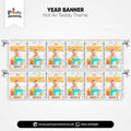 Hot Air Balloon Theme Customized Month Wise Year Picture Banner for Wall Decoration
