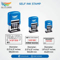 date changing self inking stamp machine
