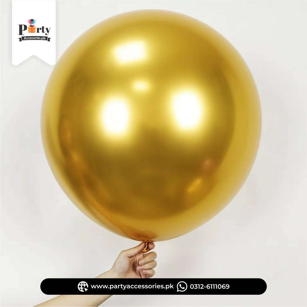 jumbo chrome balloon golden