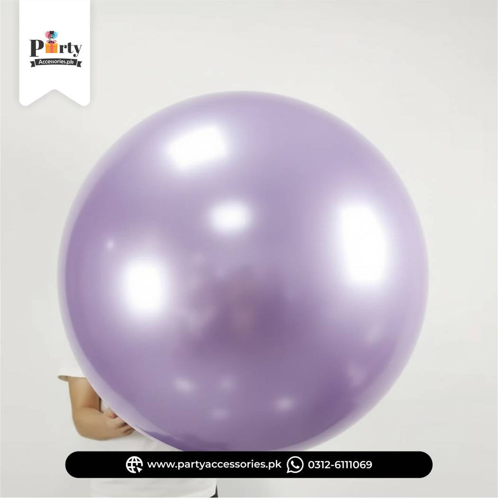 Jumbo Metallic Chrome Balloons – 36 Inch Premium Multi-Colors Party Balloons