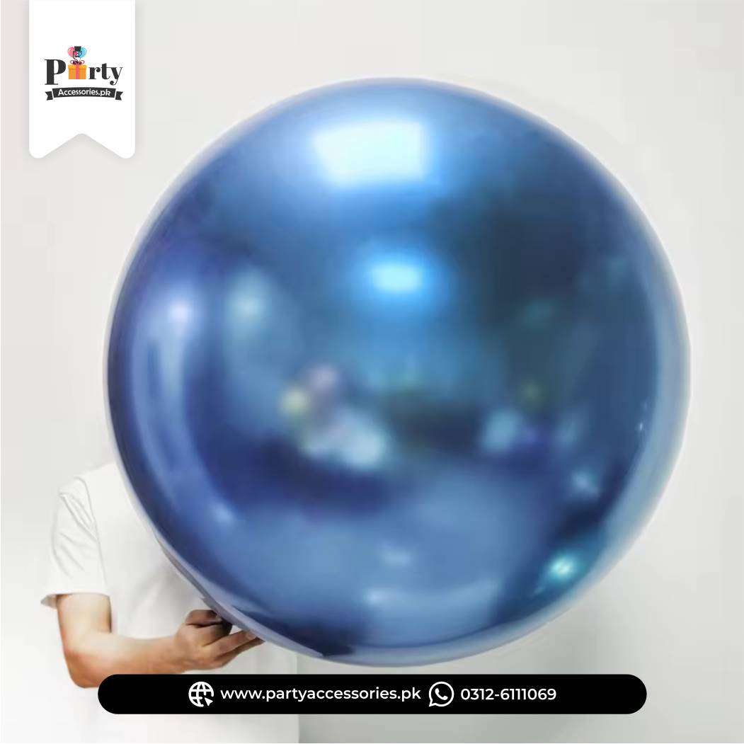 Jumbo Metallic Chrome Balloons – 36 Inch Premium Multi-Colors Party Balloons