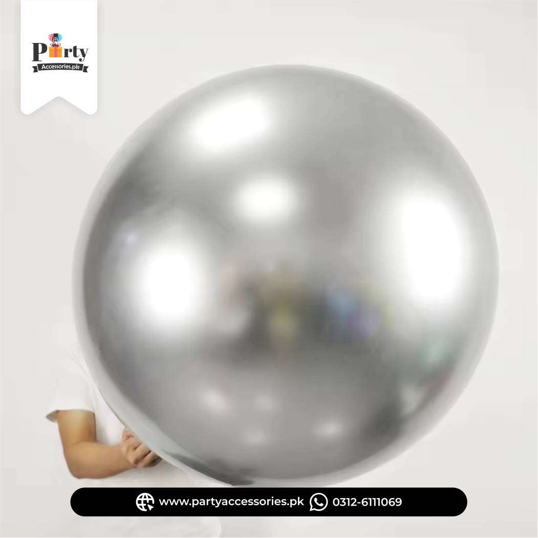 Jumbo Metallic Chrome Balloons – 36 Inch Premium Multi-Colors Party Balloons