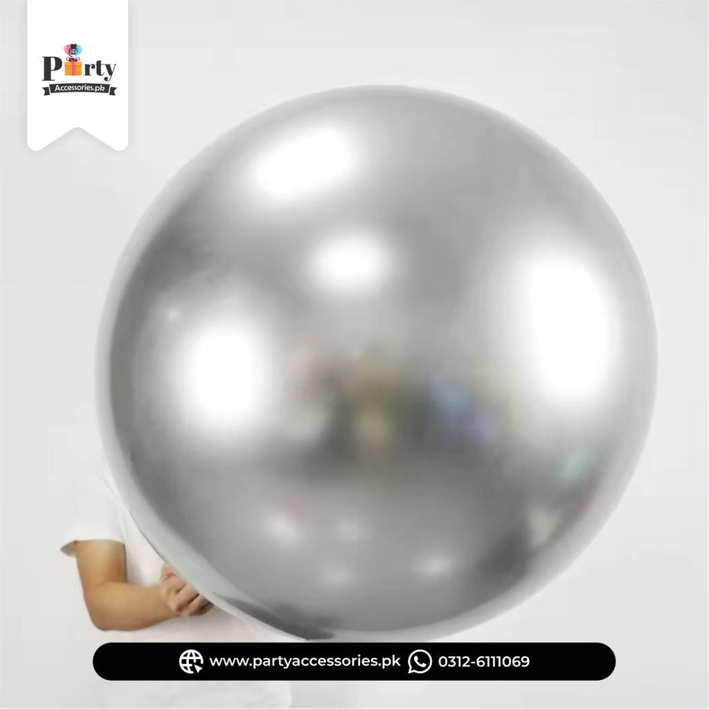 Jumbo Metallic Chrome Balloons – 36 Inch Premium Multi-Colors Party Balloons