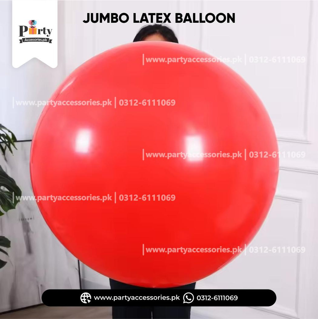Red Color Jambo Latex Balloon