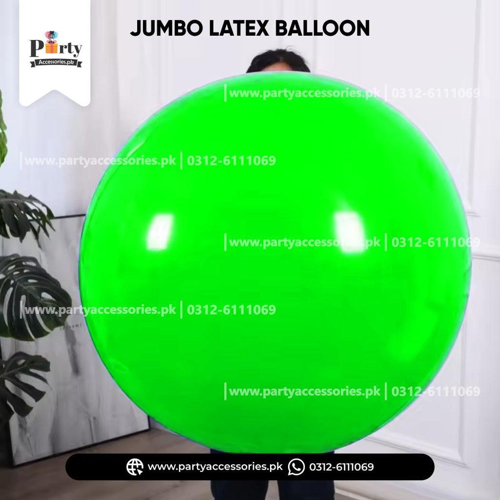 Green Jumbo Latex Balloon