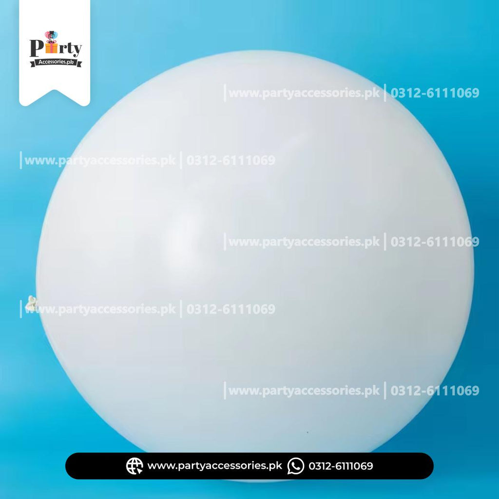 White Color Large Latex Balloon