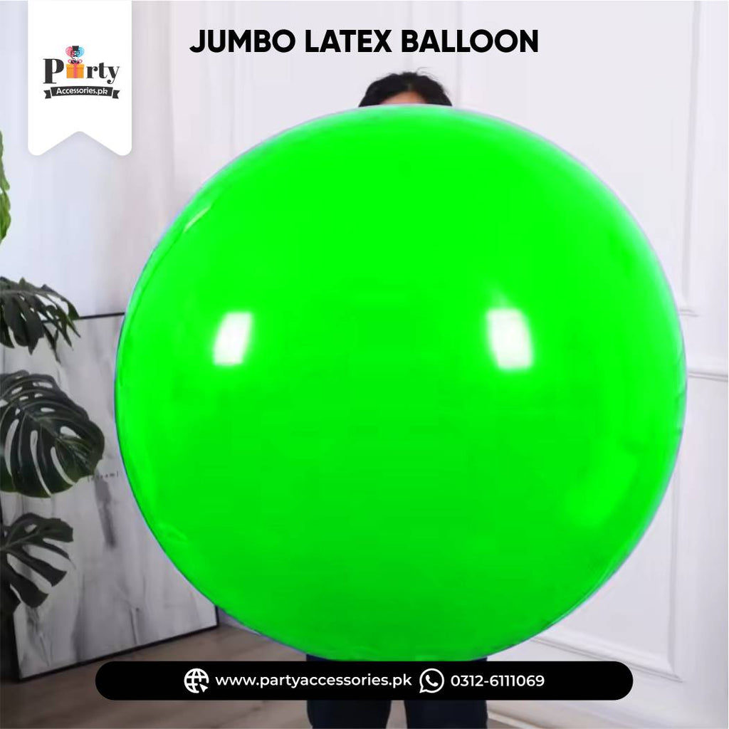 Green Jumbo Latex Balloon