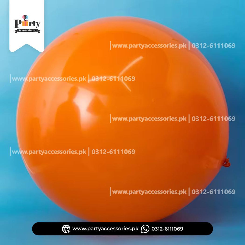 Orange Color Latex Balloons 
