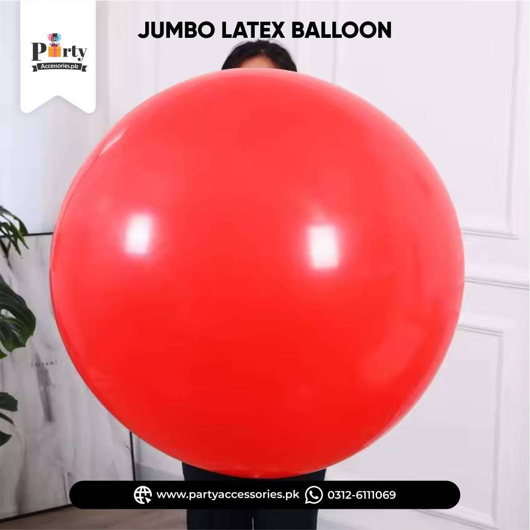Red Color Jambo Latex Balloon