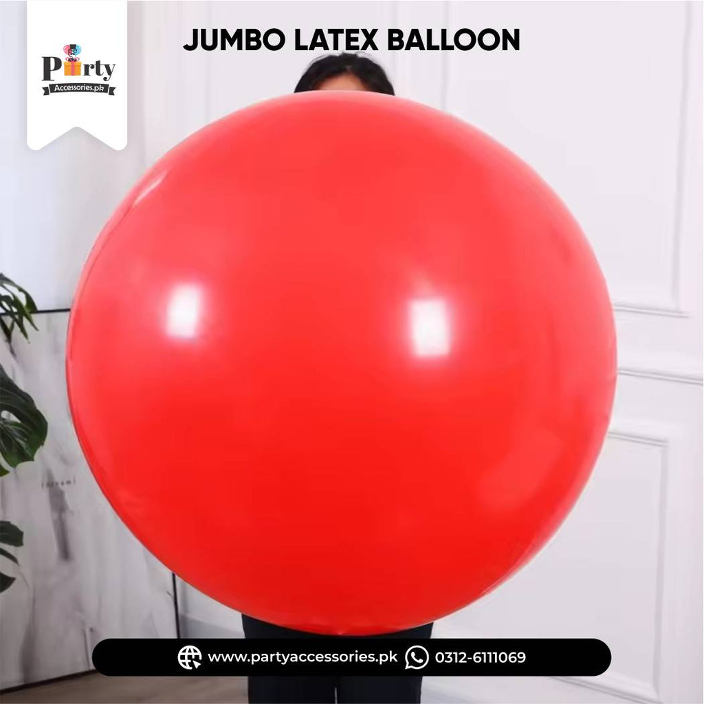 Red Color Jambo Latex Balloon